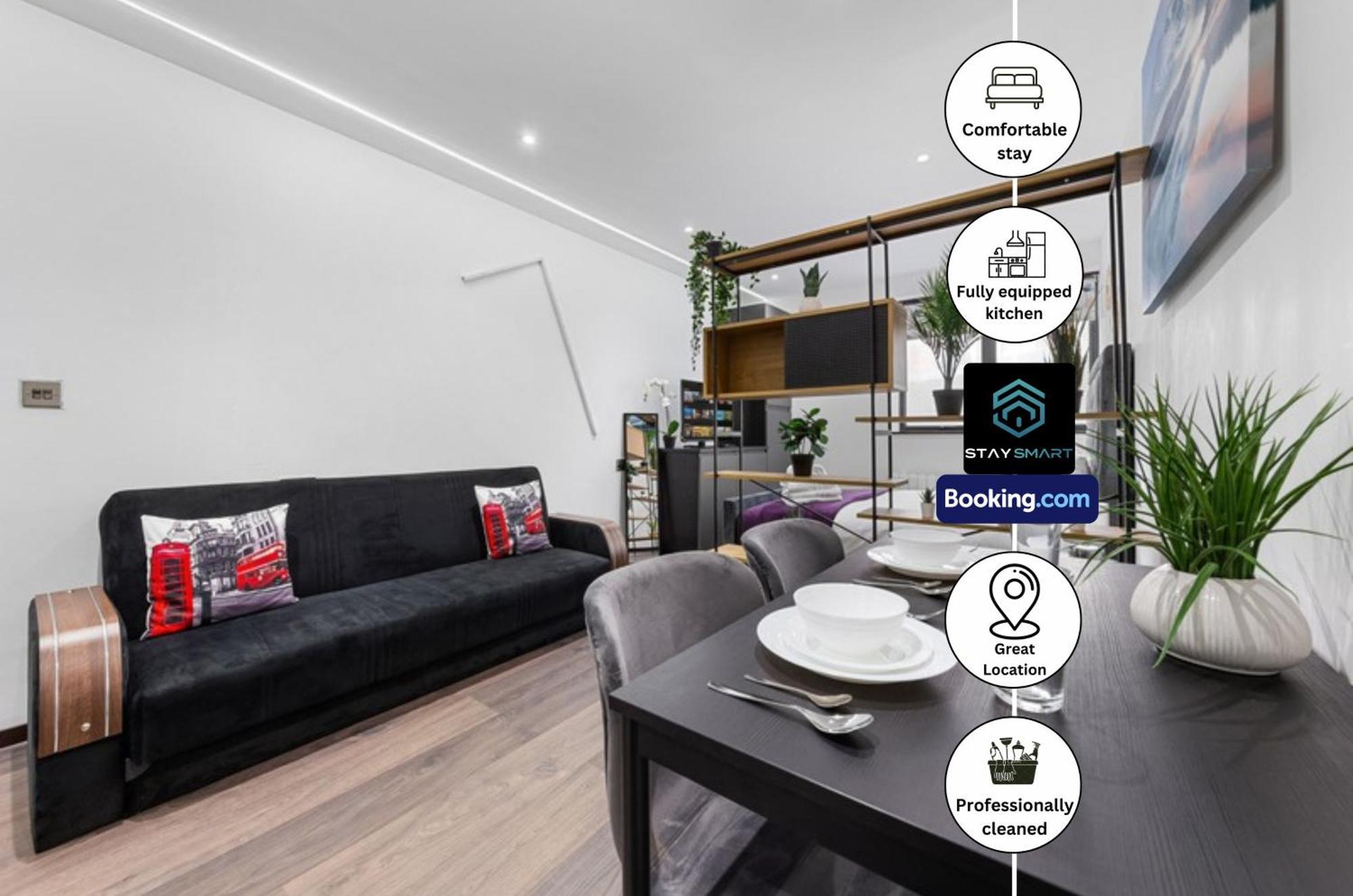 Stylish Studio Apt By Stay Smart Short Lets & Serviced Accommodation Woodstock With Free Wifi Londýn Exteriér fotografie